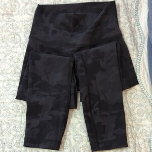 lululemon athletica Black Camo Leggings